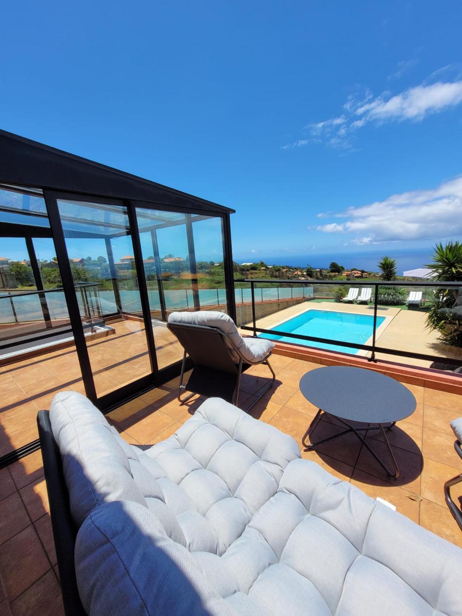 Sunset Paradise Villa With Heated Pool Calheta  Luaran gambar